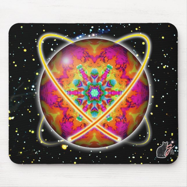 Tapis De Souris Lektron Orbz Kaleid (Devant)