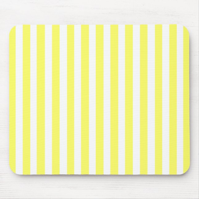 Tapis De Souris Lemonade Moderne Stripes with Fashion Silhouette (Devant)