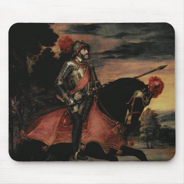 Tapis De Souris L'empereur Charles V à cheval (Devant)