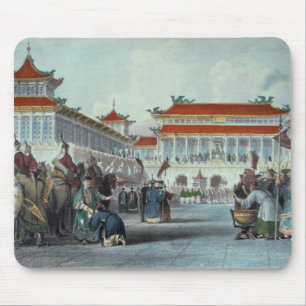 Tapis De Souris L'empereur Teaon-Kwang passant en revue le sien