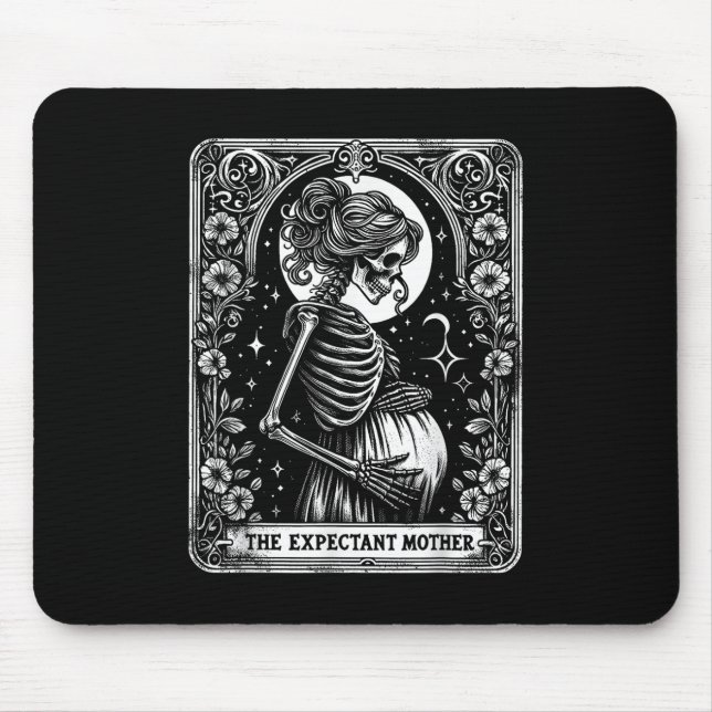 Tapis De Souris L'enceinte de la mère d'Halloween (Devant)