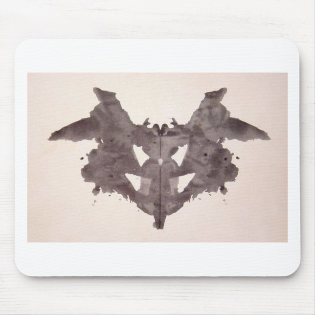 Tapis De Souris L'encre d'essai de Rorschach éponge la (Devant)