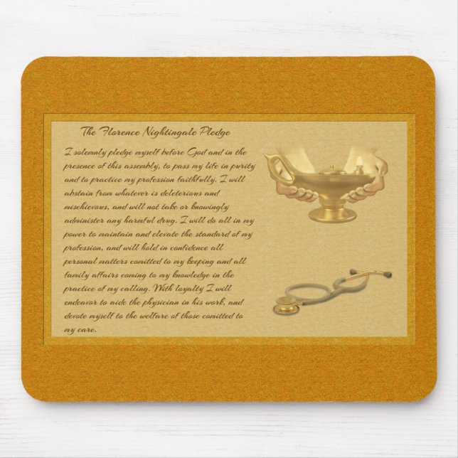 Tapis De Souris L'engagement de Florence Nightingale (Devant)