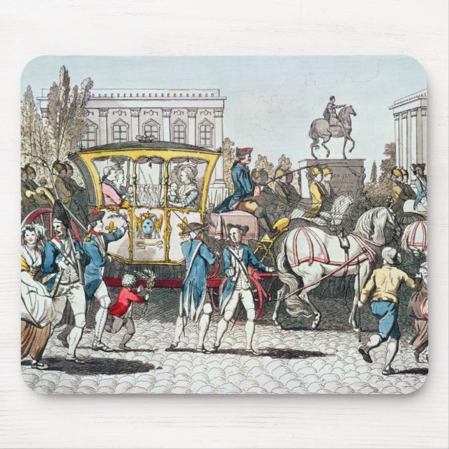 Tapis De Souris L'entrée de Louis XVI dans Paris (Devant)