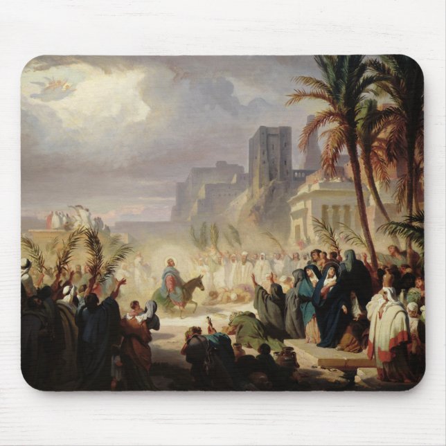 Tapis De Souris L'entrée du Christ dans Jérusalem (Devant)