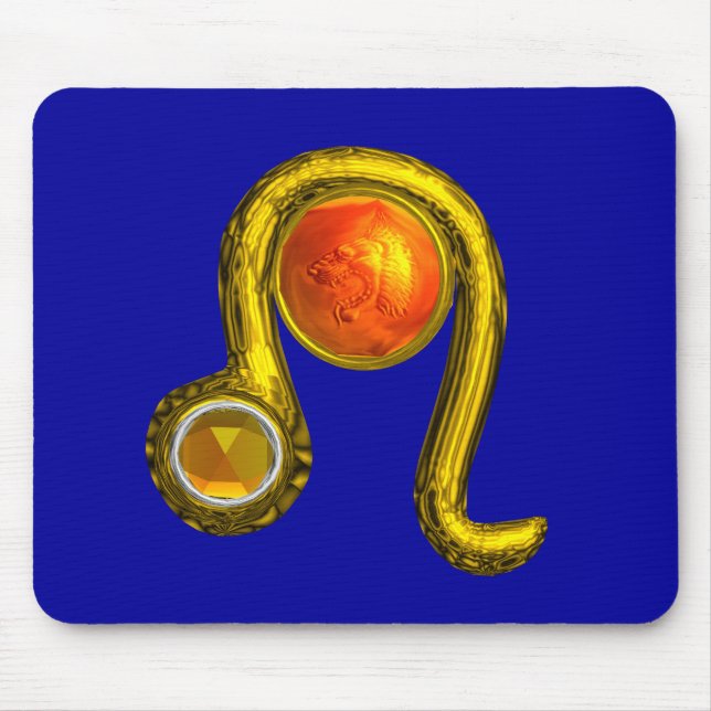 Tapis De Souris LEO,blue (Devant)