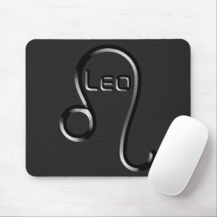 Tapis De Souris LEO, Conception abstraite du signe zodiaque,