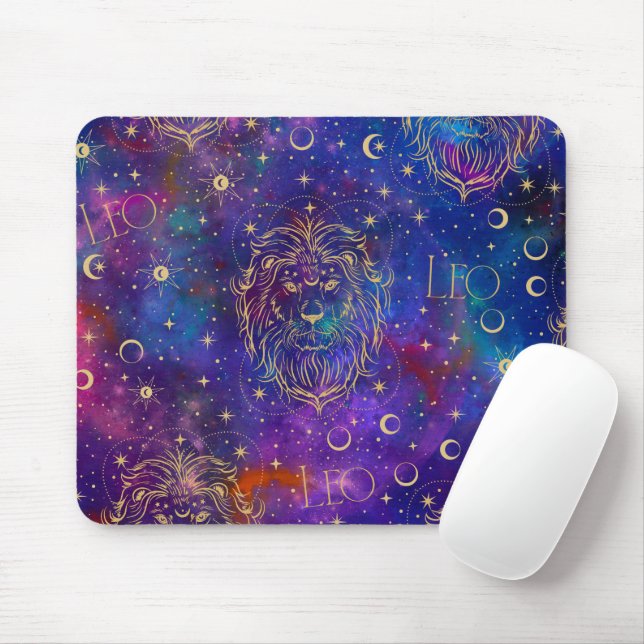 Tapis De Souris Leo Galaxy (Avec souris)