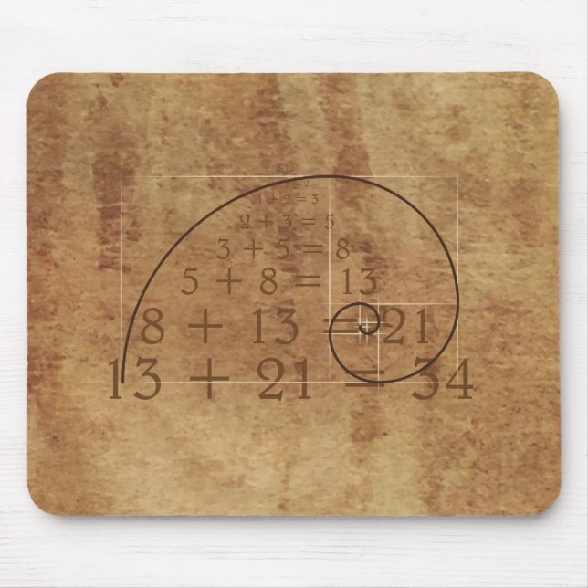 Tapis De Souris Leonardo da Vinci. Golden Ratio. La Coupe d'or (Devant)