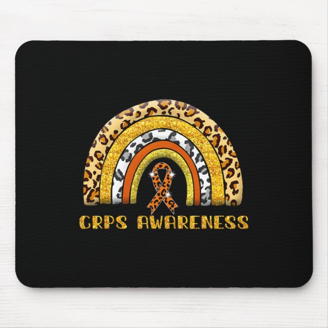 Tapis De Souris Léopard Arc-en-ciel (Devant)