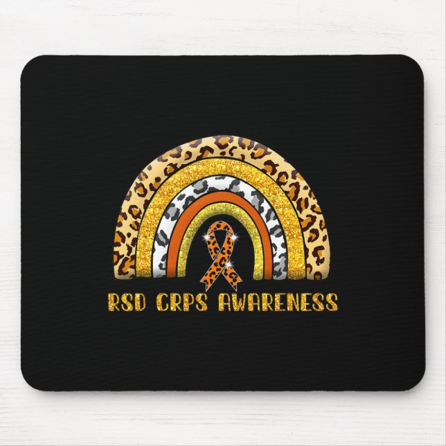 Tapis De Souris Léopard Arc-En-Ciel Rsd Crps Guerrier (Devant)