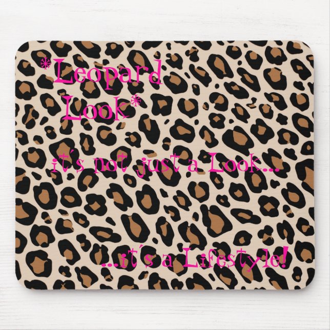 Tapis De Souris *Leopard Look* (Devant)
