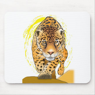 Tapis De Souris Leopard ou Jaguar peint