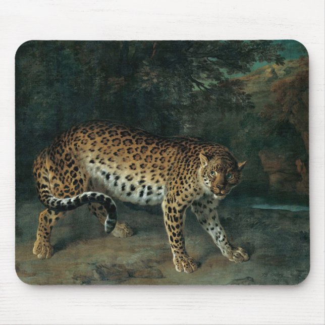 Tapis De Souris Leopardess (by Jean-Baptiste Oudry) (Devant)