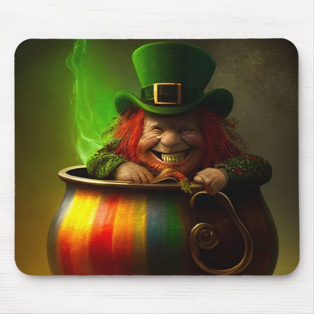 Tapis De Souris Leprechaun Art (Devant)