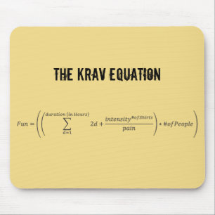 Tapis De Souris "L'équation" Mousepad de Krav