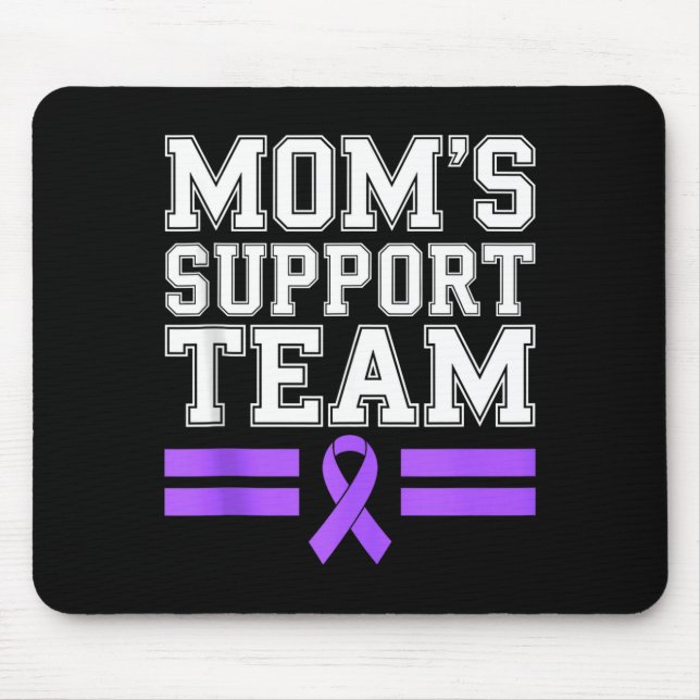 Tapis De Souris l'équipe de soutien de maman famille sensibilisati (Devant)