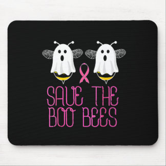 Tapis De Souris Les abeilles Boo Cancer du sein Halloween