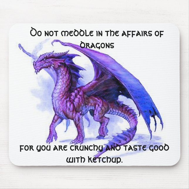 Tapis De Souris Les affaires des dragons (Devant)
