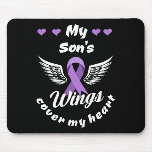 Tapis De Souris Les ailes de mon fils couvrent ma conscience de l'