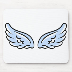 Tapis De Souris Les ailes du petit ange mignon