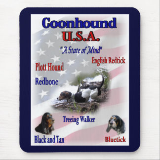 Tapis De Souris Les Amateurs de Coonhound