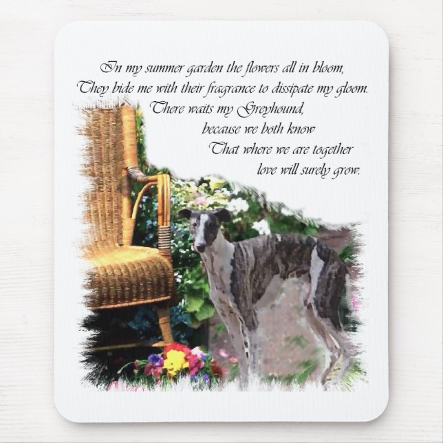 Tapis De Souris Les amateurs de Greyhound Cadeaux d'Art (Devant)