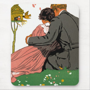 Tapis De Souris Les amoureux à la mode
