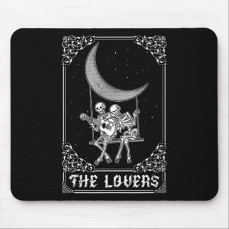 Tapis De Souris Les amoureux Carte Tarot Vintage Ske Gothique Hall
