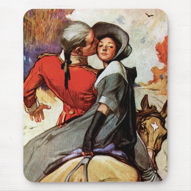 Tapis De Souris Les amoureux du cheval (Devant)