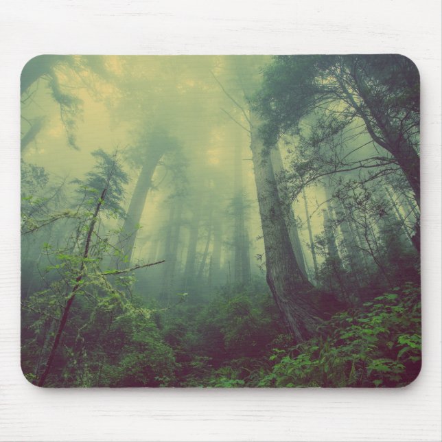 Tapis De Souris Les arbres verts de la forêt (Devant)