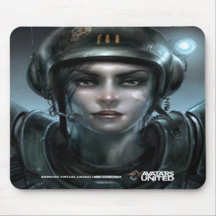 Tapis De Souris Les avatars ont uni Mousepad (la science fiction)