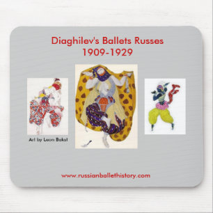 Tapis De Souris Les ballets Russes Mousepad de Diaghilev
