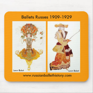 Tapis De Souris Les ballets Russes Mousepad de Diaghilev