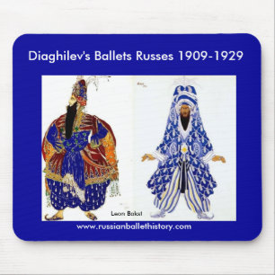 Tapis De Souris Les ballets Russes Mousepad de Diaghilev