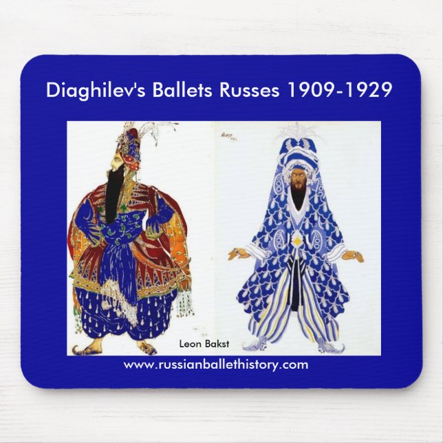 Tapis De Souris Les ballets Russes Mousepad de Diaghilev (Devant)