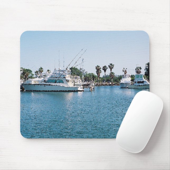 Tapis De Souris Les bateaux sont beaux (Avec souris)