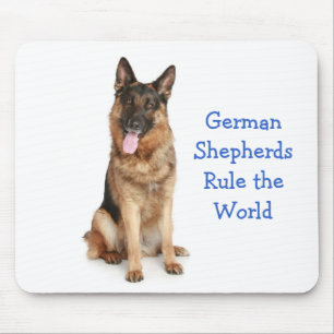 Tapis de souris Les Bergers Allemands règnent sur