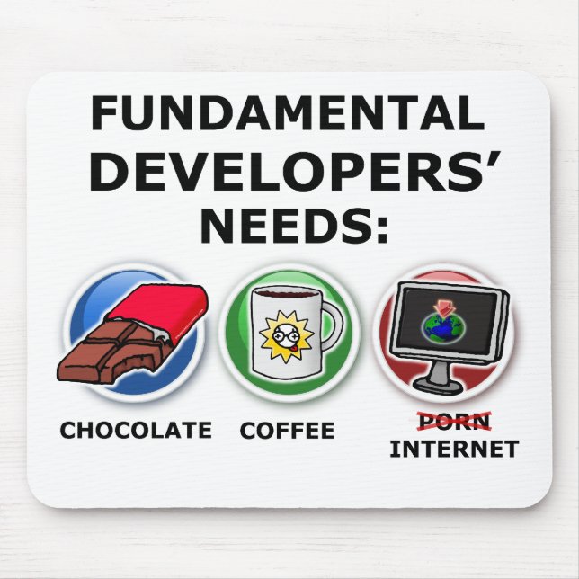 Tapis De Souris Les besoins fondamentaux de promoteur (Devant)