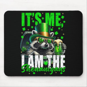 Tapis De Souris Les bêtises, jour de la st patrick drôle de raton