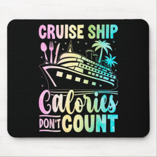 Tapis De Souris Les calories du bateau de croisière ne comptent pa
