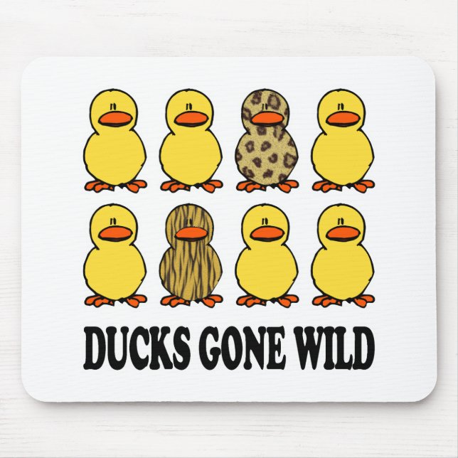 Tapis De Souris Les canards sont devenus sauvages (Devant)