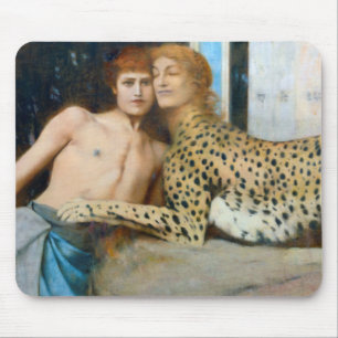 Tapis De Souris Les Caresses, Fernand Khnopff