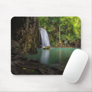 Tapis De Souris Les cascades Spring Rainforest Waterfall Thaïlan