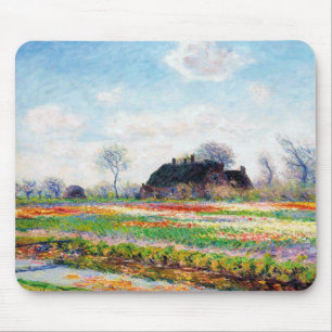 Tapis De Souris Les champs de tulipes au Pays-Bas, Monet
