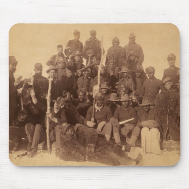 Tapis De Souris Les chasseurs de buffles de la cavalerie noire amé (Devant)