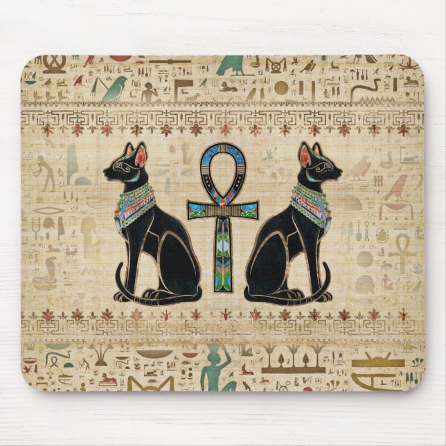 Tapis De Souris Les Chats d'Egyptian (Devant)