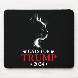 Tapis De Souris Les chats pour l'élection de Trump 2024 rendent le