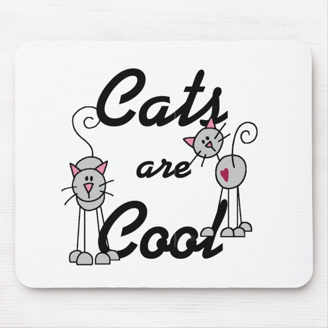 Tapis de souris Les chats sont cool (Devant)