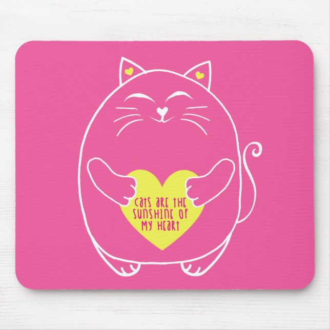 Tapis De Souris Les chats sont le soleil de My Heart Mouse Pad (Devant)